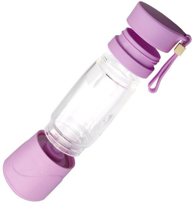 

VibeX ® Blender, Water Bottle 380ml with USB Charger Cable Portable Juice Blender and Mixer 380 ml Shaker(Pack of 1, Purple)