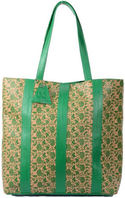 

Uni Carress Hand-held Bag(Green, Beige), Beige;green
