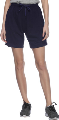 

69GAL Short For Girls Casual Printed Cotton(Dark Blue, Pack of 1