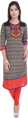 

Shopping Rajasthan Casual Printed Women's Kurti(Multicolor)