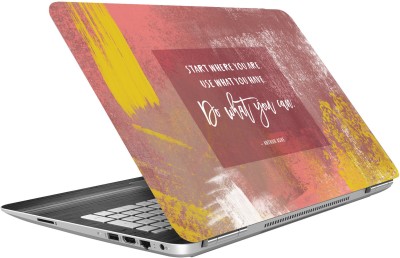 imbue Do what you can High Quality Vinyl Laptop Decal 15.6