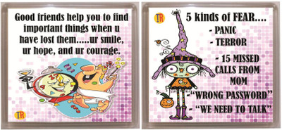 

Thoughtroad GUD FRIENDS HELP U Fridge Magnet Pack of 2