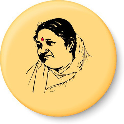 

PEACOCKRIDE Amma Amritanandamayi Fridge Magnet Fridge Magnet Pack of 1(Multicolor)