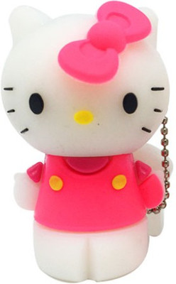 Green Tree Hellokitty fancy 16 GB Pen Drive(White, Pink)