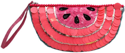 Diwaah Handcrafted Pouch(Pink)