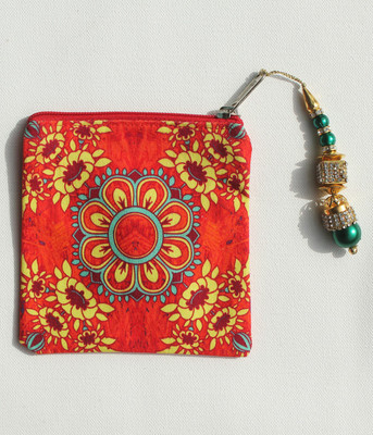 

fatfatiya Gorgeous Flower Motif Pouch Coin Purse(Multicolor)