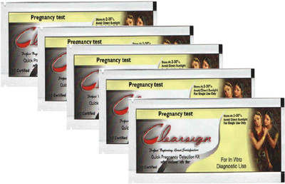 Recombigen Clear Sign HCG test strip Pack of 5pcs. pregnancy test kit Pregnancy Test Kit(5 Tests) available at flipkart for Rs.200
