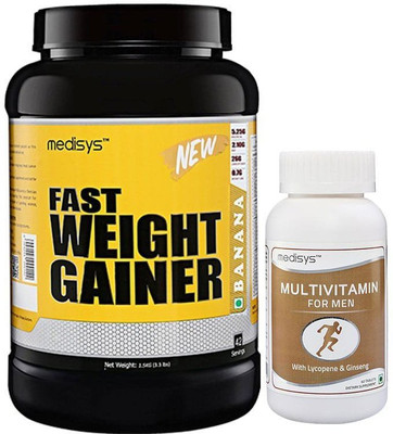 

Medisys Fast Weight Gainer - Banana-Free Multivitamin Weight Gainers/Mass Gainers(1.5 kg, Banana)