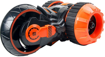 

Darling Toys 3 Rounds Stunt, 360° Roll to Walk, Radio Control Hot Speed Racing Stunt Car(Orange)