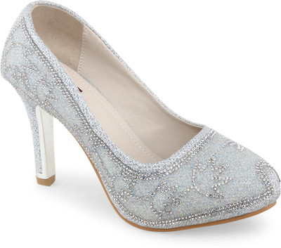 

Shuz Touch Women SILVER Heels