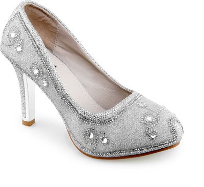 

Shuz Touch Women SILVER Heels