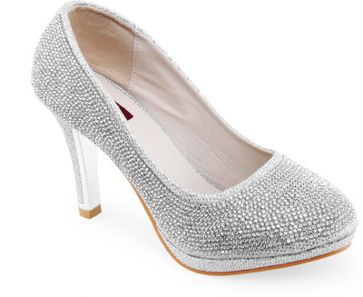 

Shuz Touch Women SILVER Heels