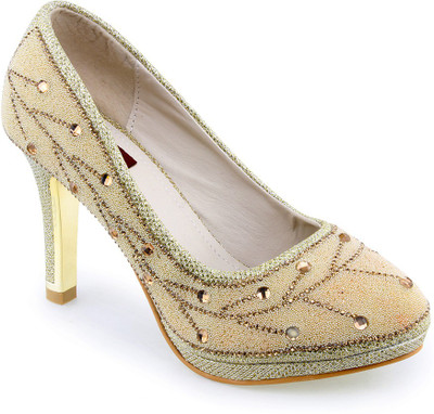 

Shuz Touch Women Golden Heels