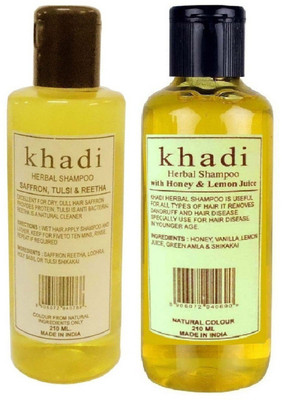 

Khadi Herbal Shampoo Combo pack(420 ml)