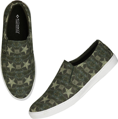 

Koxko Elegent Casuals For Men(Multicolor, Star green