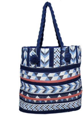 Diwaah Women Casual Blue Cotton Tote