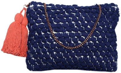 

Diwaah Women Casual Blue Cotton Sling Bag
