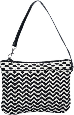 

Diwaah Women Casual Black Cotton Sling Bag