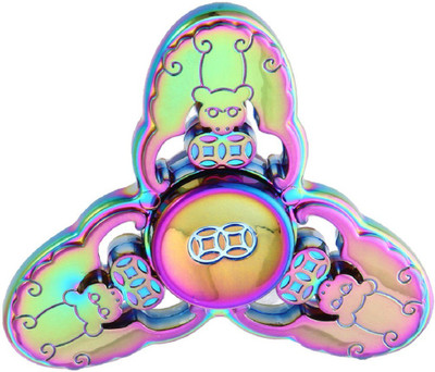 

Montez Shinning Rainbow Monkey High Speed Fidget Spinner Toy(Multicolor)