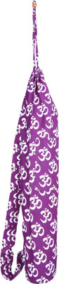 

Yokoso International Rajasthani handicraft Yoga Mat Cover om print purple Yoga mat cover/bag(Purple, Backpack)