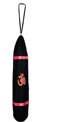 

Yokoso International Rajasthani handicraft Yoga Mat Cover black Yoga mat cover/Bag(Black, Drawstring Bag)