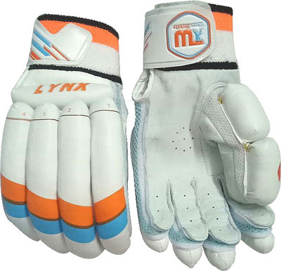 

Three Wickets LYNX Batting Gloves (Free Size, White)