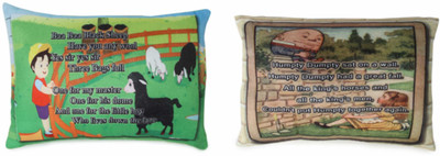 

Deals India baa baa black sheep poem cushion (15x10 Inch) and Humpty Dumpty poem cushion (15x10 Inch) combo - 15 inch(Multicolor)