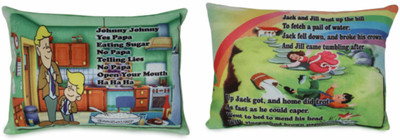 

Deals India johnny johnny poem cushion (15x10 Inch) and Jack and jill poem cushion (15x10 Inch) combo - 15 inch(Multicolor)