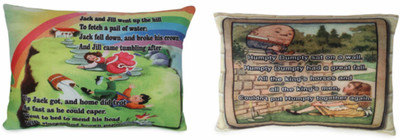 

Deals India Jack and jill poem cushion (15x10 Inch) and Humpty Dumpty poem cushion (15x10 Inch) combo - 15 inch(Multicolor)