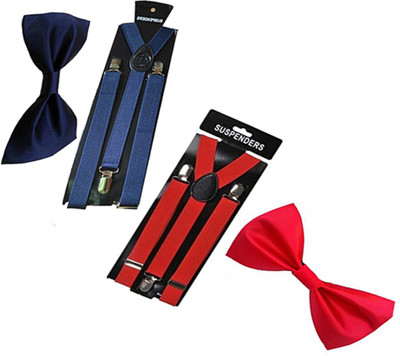 

Sun Shopping Y- Back Suspenders for Men, Women(Red, Blue)