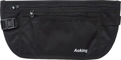 

Aoking Slim Inner Waist Pouch Belt (Tureen)(Black)