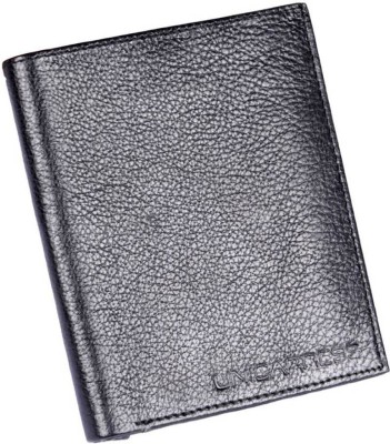 

Uni Carress Men Black Genuine Leather Wallet(6 Card Slots)