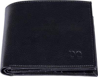 

Uni Carress Men Black Artificial Leather Wallet(10 Card Slots)