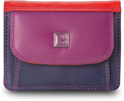 

Dudu Women Casual Purple Genuine Leather Wallet(5 Card Slots), Fuxia