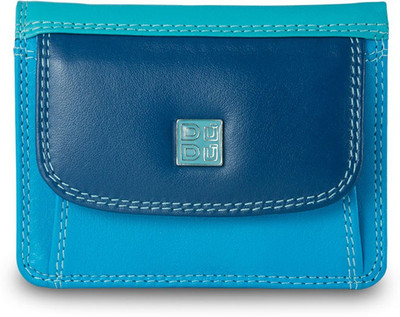 

Dudu Women Casual Blue Genuine Leather Wallet(5 Card Slots)