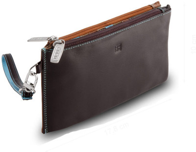 

Dudu Women Casual Brown Genuine Leather Wallet(18 Card Slots), Dark brown