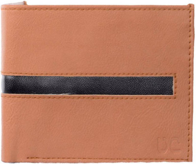 

Uni Carress Men Black, Tan Artificial Leather Wallet(6 Card Slots)