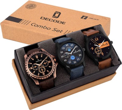 Decode Combo of 3 Exclusive watches Analog-Digital Watch  - For Men   Watches  (Decode)