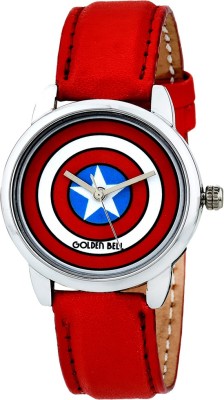 Golden Bell 008GBK Captain America Watch  - For Boys & Girls   Watches  (Golden Bell)