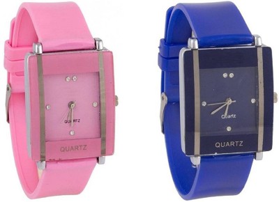 Gopal Retail Fancy Blue And Pink Analog Watch for Women and Gilrs Analog Watch Watch  - For Girls   Watches  (Gopal Retail)