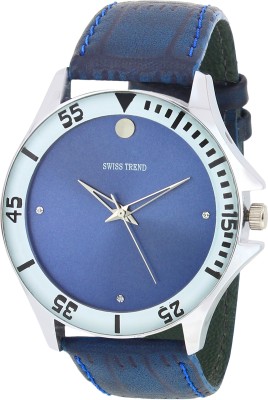 Swiss Trend ST2266 Blue Dial Premier Classy Watch  - For Men   Watches  (Swiss Trend)