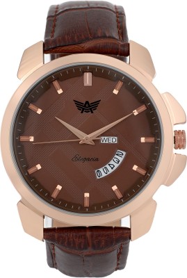 Abrexo Abx-2111BRN Day and Date Premium Elegacia Series Watch  - For Men   Watches  (Abrexo)