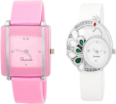 Varni fashion Pink White Kawa Watch  - For Women   Watches  (Varni Fashion)