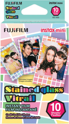 

Fujifilm Stained Glass Instax Mini 10 Sheet Pack Film Roll(Yes 800 ISO Pack of 10)