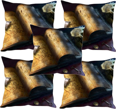 

Sleep Nature's Printed Cushions Cover(Pack of 5, 30.63 cm*30.63 cm, Multicolor)