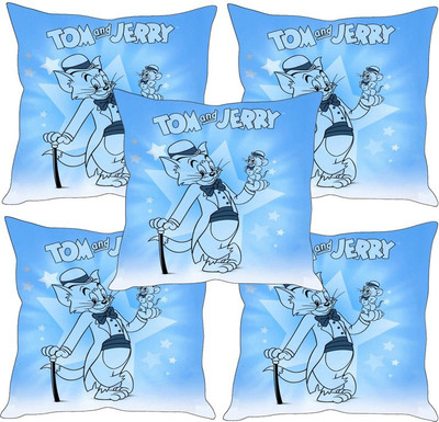 

Sleep Nature's Printed Cushions Cover(Pack of 5, 30.63 cm*30.63 cm, Multicolor)
