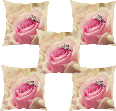 

Sleep Nature's Abstract Cushions Cover(Pack of 5, 30.63 cm*30.63 cm, Multicolor)