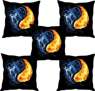 

Sleep Nature's Abstract Cushions Cover(Pack of 5, 40.63 cm*40.63 cm, Multicolor)