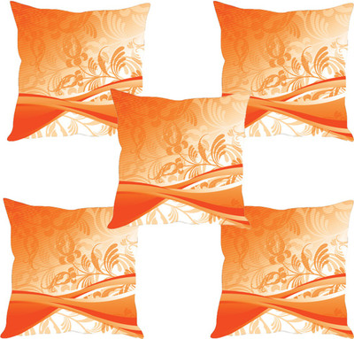 

Sleep Nature's Abstract Cushions Cover(Pack of 5, 30.63 cm*30.63 cm, Multicolor)