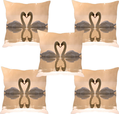 

Sleep Nature's Abstract Cushions Cover(Pack of 5, 30.63 cm*30.63 cm, Multicolor)